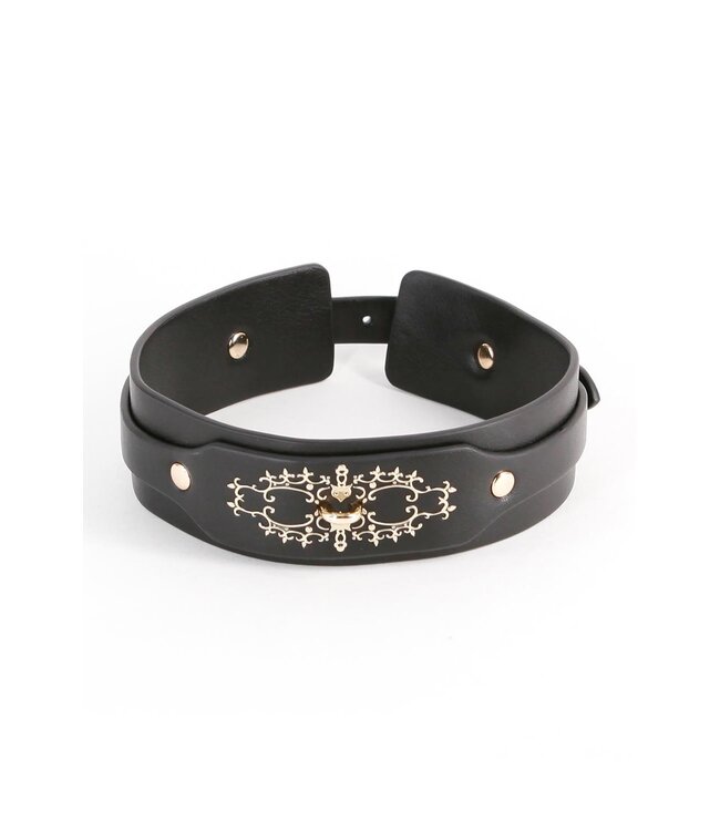 FETISH & FASHION KATRINA COLLAR BLACK