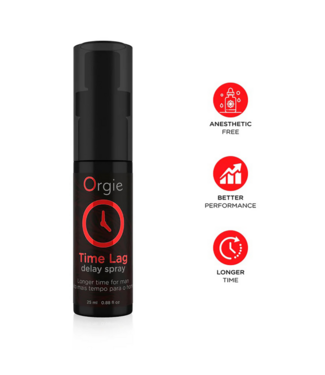Orgie Time Lag - Stimulating Gel with Hemp Seed - 0.9 fl oz / 25 ml