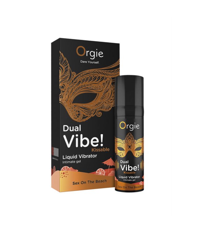 Dual Vibe! Kissable Liquid Vibrator - Sex On The Beach - 0.5 fl oz / 15 ml