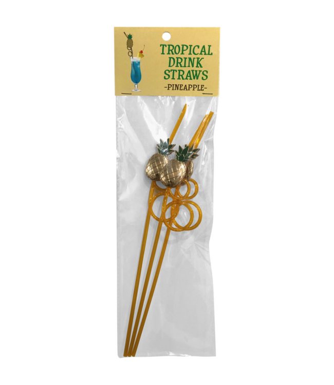 Tropical Drinking Straw - Pineapple
