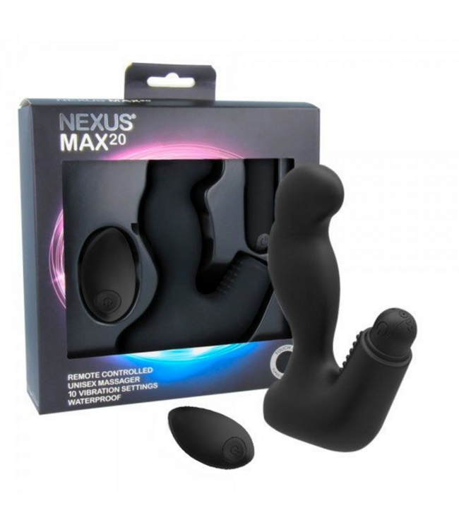 Max 20 - Waterproof Unisex Massager with Remote Control