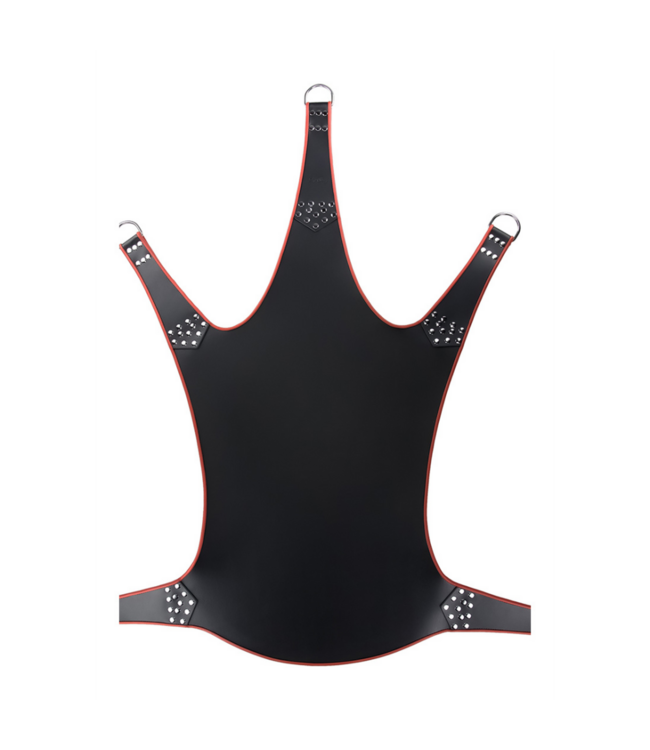 Leather Sling with Red Piping 5 Points