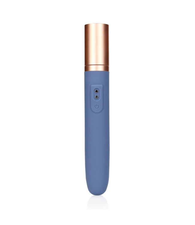 Reis vibrator met glijmiddel compartiment en pomp