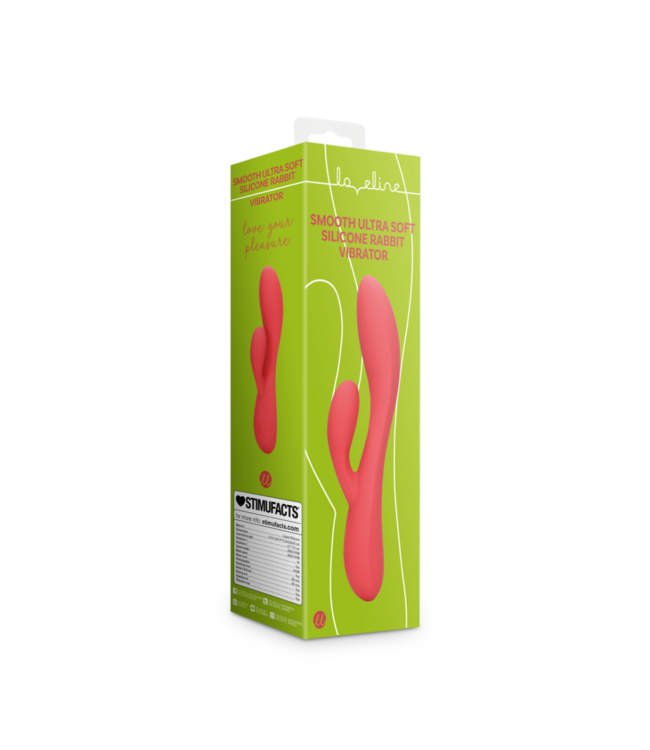Smooth Ultra Soft Silicone Rabbit Vibrator - Astro Dust