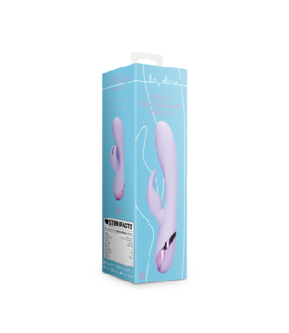 Loveline by Shots Smooth Silicone Rabbit Vibrator - Digital Lavender