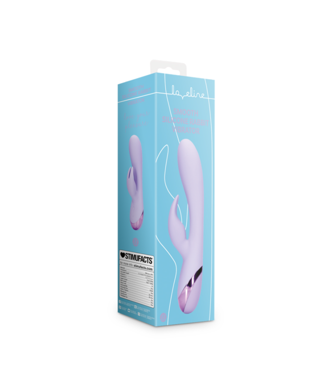 Smooth Silicone Rabbit Vibrator - Digital Lavender