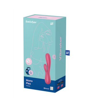 Satisfyer Mono Flex - Rabbit Vibrator - Red