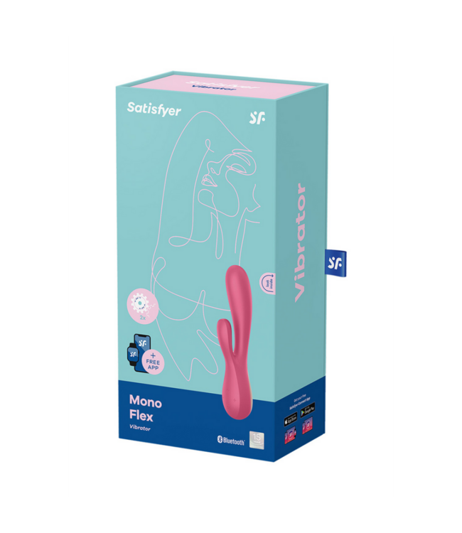 Mono Flex - Rabbit Vibrator - Red
