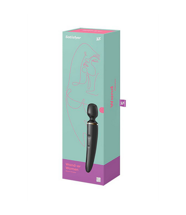 Wand-er Woman - Wand Vibrator - Black/Gold