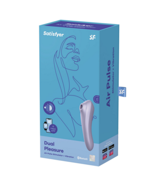 Satisfyer Dual Pleasure - Air Pulse Vibrator - Mauve