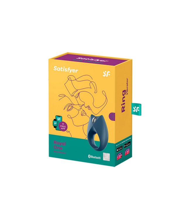 Royal One - Vibrating Cockring - Blue