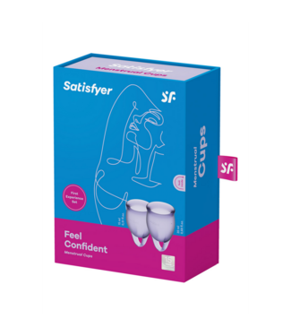 Satisfyer Feel Confident - Menstrual Cup - Lila