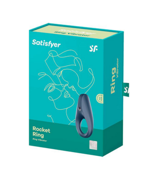 Satisfyer Rocket Ring - Vibrating Cockring - Dark Blue