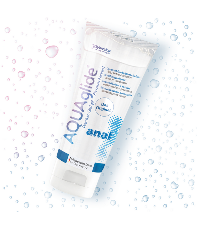 AQUAglide Neutral - Waterbased Anal Lubricant - 3 fl oz / 100 ml