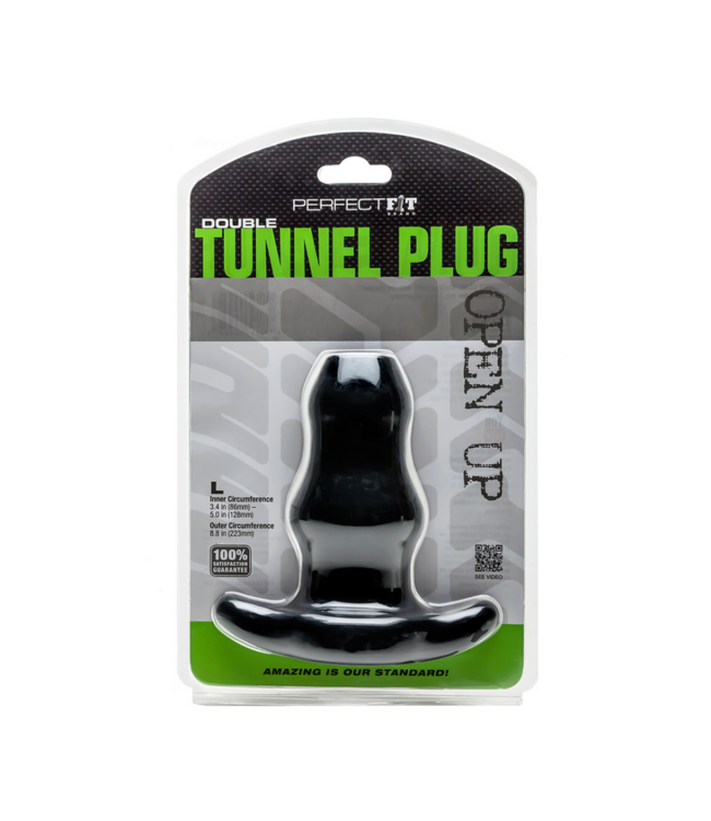 Double Tunnel Plug - Hollow Butt Plug - L