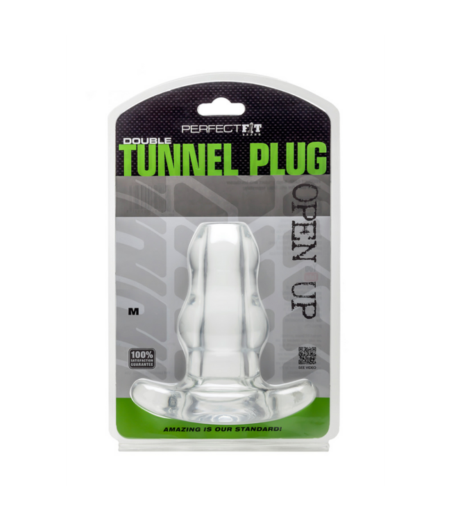 Double Tunnel Plug - Hollow Butt Plug - M