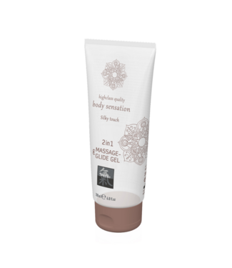 HOT Silky Touch - 2 in 1 Massage and Glide Gel - 7 fl oz / 200 ml