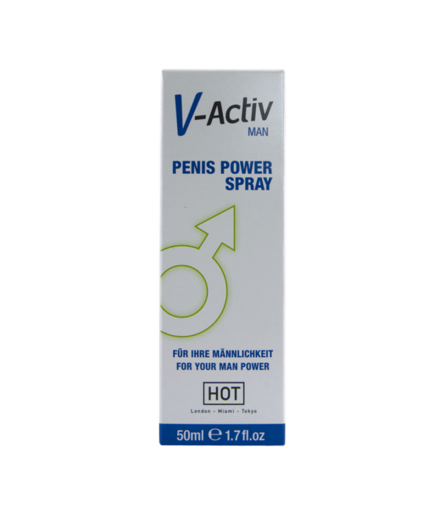 V-Activ - Penis Power Spray for Men - 2 fl oz / 50 ml