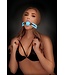 Whipsmart WHIPSMART GLOW IN THE DARK SILICONE BALL GAG BLUE