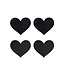 Peekaboo PEEKABOO PASTIES CLASSIC BLACK HEARTS