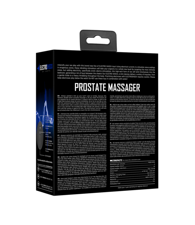 E-Stimulation Vibrating Prostate Massager