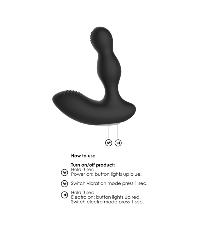 E-Stimulation Vibrating Prostate Massager