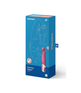 Satisfyer Petting Hippo - Classic Vibrator - Fuchsia