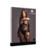Le Désir by Shots Bodystocking with Off-Shoulder Long Sleeves - OSX - Black