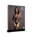 Le Désir by Shots Contrast Suspender Bodystocking - One Size
