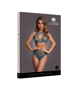Le Désir by Shots Duo Net Key-Hole Bra Set - One Size