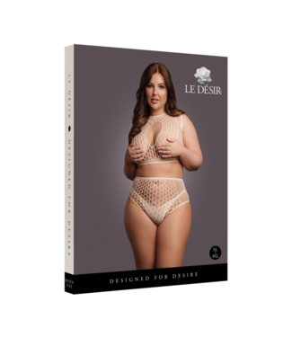 Le Désir by Shots Duo Net Key-Hole Bra Set - Queen Size