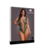 Le Désir by Shots V-Neck Teddy with Opaque Panels - Queen Size