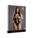 Le Désir by Shots Contrast Fence Net Teddy - Plus Size