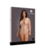 Le Désir by Shots V-Neck Teddy with Opaque Panels - Queen Size
