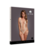 Le Désir by Shots V-Neck Teddy with Opaque Panels - One Size