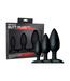 Nexus Butt Plug Trio - 3 Sturdy Silicone Butt Plugs