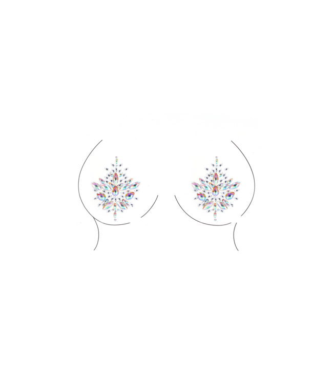 Dazzling Nipple Bling Sticker