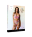 Le Désir by Shots 2-Piece Bra Set with Garters and Dazzling Eye Contact Bling Sticker - One Size - Multicolor