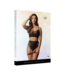 Le Désir by Shots 2-Piece Bra Set with Garters - One Size - Black