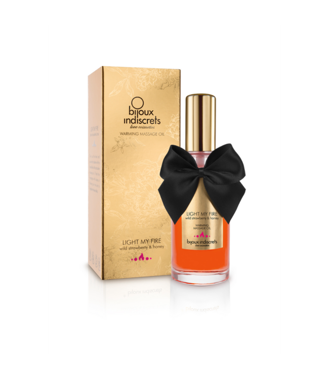 Light My Fire - Warming Massage Oil Wild Strawberry and Honey - Wild Strawberry  Honey