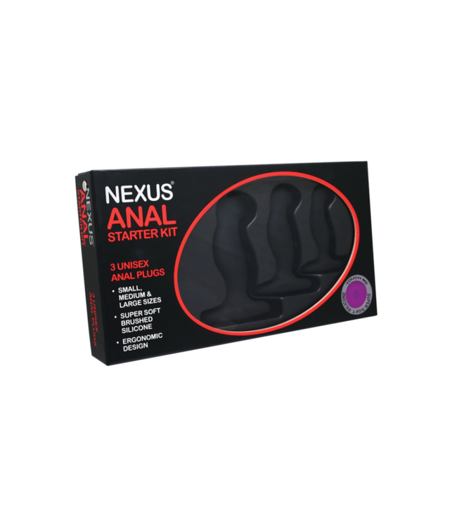 Anal Starter Kit - 3 Sturdy Silicone Anal Plugs
