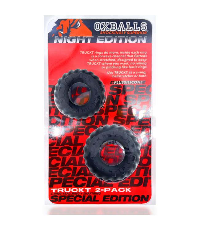 Truckt - 2-pack Stretchy Cockring - Night