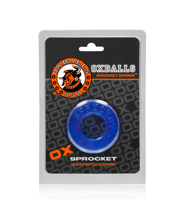 Sprocket - No-Roll Comfort Cockring - Ice Blue