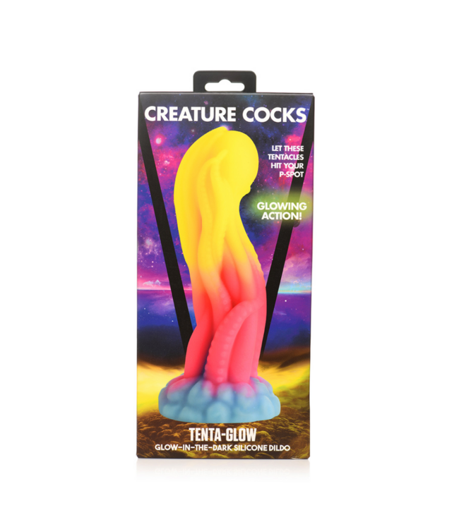 Tenta Glow - Glow-in-the-Dark Silicone Dildo