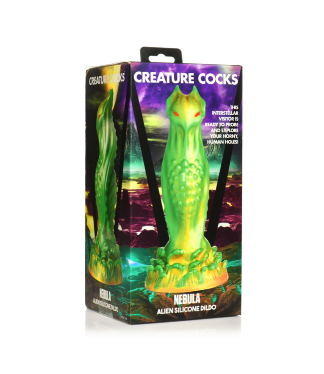Nebula - Alien Silicone Dildo - Green