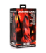Xr Brands Hell Kiss Twisted Tongues Silicone Dildo - Red
