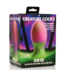 Xr Brands Xeno Egg - Glow in the Dark - Silicone Egg - Pink