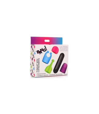 Xr Brands Rechargeable Bullet with 4 Attachments