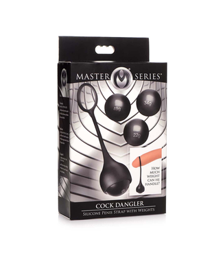Xr Brands Cock Dangler - Silicone Penis Strap with Weights