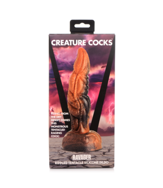 Xr Brands Ravager - Waved Tentacle Silicone Dildo